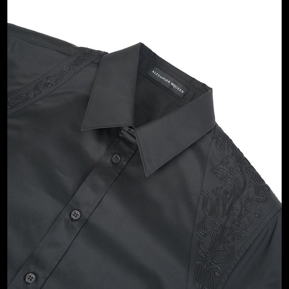 Alexander McQueen Other - Alexander McQueen embroidered Harness shirt XL